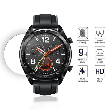 1~20 ADET İçin Huawei İzle Gt2 GT 2 GT3 Koşucu Smartwatch Ekran Koruyucu GT2 GT3 İçin 46mm Temperli Cam Huawei GT2 Aksesuarları