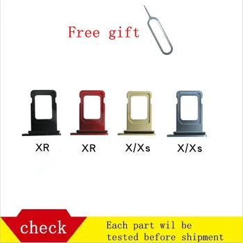 Için iphone X / XS / XSmax SIM Kart Tepsi Sım kart tutucu Yuvası adaptörü ve Mikro SD Kart Tepsi Tutucu İle Ücretsiz Çıkar Pin Anahtar Aracı
