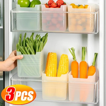 Japon tarzı Buzdolabı Yan Kapı saklama kutusu Sıralama Gıda Ve Sebze Taze tutma Kutusu Yan Depolama Buzdolabı Temiz