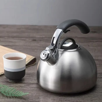 Paslanmaz çelik su ısıtıcısı açık çin çay ıslık Charm su ısıtıcısı Retro organizatör Mutfak Hervidor De Agua Ev ürünleri