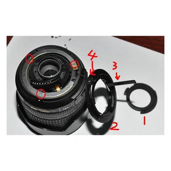 50 Adet Kamera lensi Süngü Adaptörü Dağı Yüzük Nikon AF-S 18-135mm 18-55mm 18-105mm 55-200mm Lensler