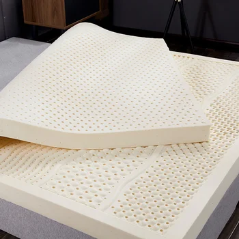 100 % Doğal lateks Sıvı Yatak Tatami Yavaş ribaund Minder Basın modu Yatak Örtüsü özelleştirilebilir Boyutu