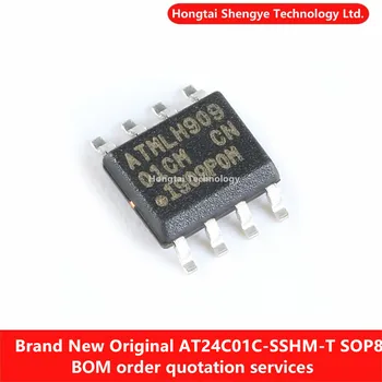 Yeni orijinal AT24C01C-SSHM-T ekran baskılı 01CM SOP - 8 I2C uyumlu seri bellek yongası