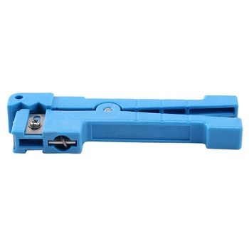 3X45 - 163 Fiber Optik Stripper Orta Açıklıklı Kablo Kesme Aleti Gevşek Tüp Kesici Mavi