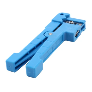 3X45 - 163 Fiber Optik Stripper Orta Açıklıklı Kablo Kesme Aleti Gevşek Tüp Kesici Mavi