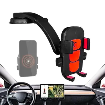 Ön panel telefon tutucu cep telefonu araç tutucu 360 Derece Rotasyon Uzun Kol cep telefon tutucu Ayarlanabilir Dönebilen Masa Standı
