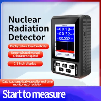 Nükleer radyasyon dedektörü Renkli Ekran Geiger Sayacı Kişisel Dozimetre Mermer Test Cihazı X-Işını Radyasyon Dozimetre