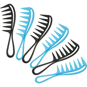 Tarak Kıvırmak Fırçalama Bukleler Geniş Diş Kıvırcık Saç Tarağı Erkekler için ıslak Dolaşık Açıcı