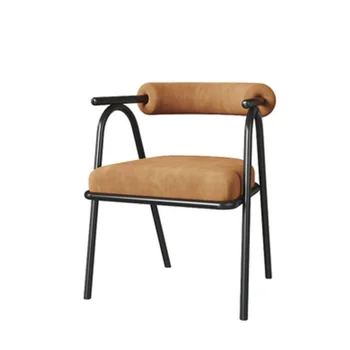 Iskandinav Modern mutfak sandalyeleri Salonlar Lüks Tasarımcı Bireysel Yemek odası sandalyeleri Kadife Sillas Comedores Ev Mobilyaları MQ50CY