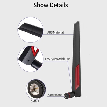 Kablosuz Yönlendirici/USB Adaptörü için WİFİ Anteni Güçlü Sinyal Alımı JIAN