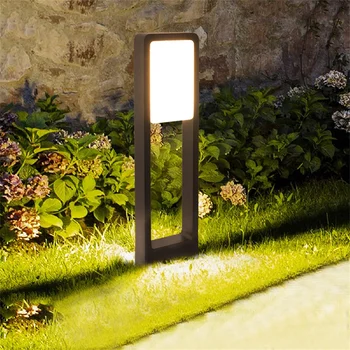 Thrisdar 50/70CM Açık Su Geçirmez Yol ışıkları Peyzaj Bahçe Çim direk lambaları Yolu Villa Avlu Kapısı sütun ışığı