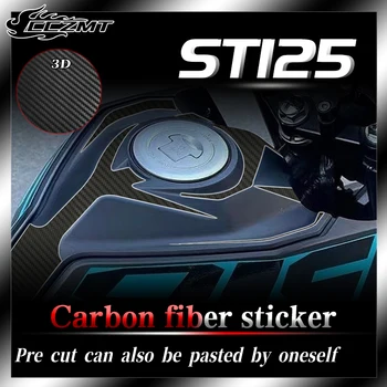 CFMOTO st125 araba çıkartmaları 3D karbon fiber koruyucu çıkartmalar araba vücut çıkartmaları yakıt deposu çıkartmaları su geçirmez değişiklikler