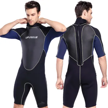 Yeni 3MM Neopren Kauçuk dalgıç kıyafeti erkek Tek Parça Kısa Kollu spor elbise Sıcak ve Güneş Koruyucu Sörf Su Sporları dalgıç kıyafeti
