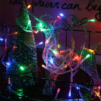 Noel ışıkları 10M 20M 30M 50M 100M Led Dize İşıklar Peri İşık 8 Modları Düğün Parti Tatil Garland ışıkları 220V 110V