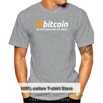 Yeni Bitcoin Şifreleme Güveniyoruz T Shirt Yaz 2021 Homme İlginç Yaratıcı T Shirt Moda Ekip Boyun 2021 Yenilik