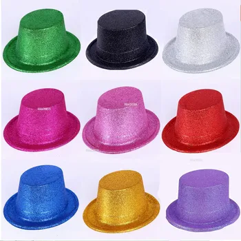Karnaval Şapka Toz Şapka Büyücü Performansları Şapka (12 adet / grup) mix renk Parti dans dekorasyon