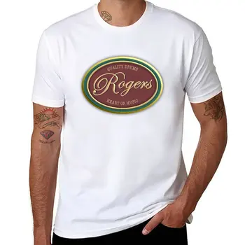 Yeni Kaliteli Davul Rogers Vintage tişört düz kısa kollu t-shirt tee vintage giyim erkek t shirt