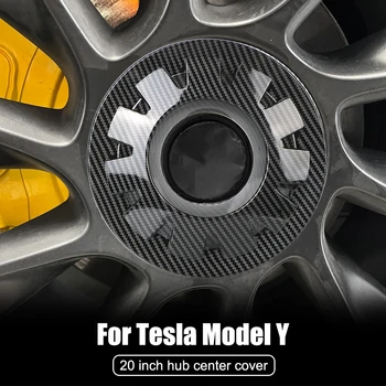20 İnç ABS tekerlek Göbeği Merkezi Kapak Jant Kapakları Araba Dış Aksesuarları Tekerlek Merkezi Kapakları Tesla Modeli Y