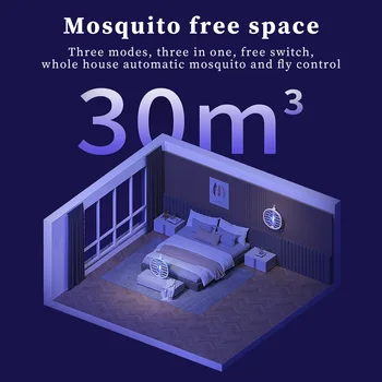USB sivrisinek katili ışık tipi-C şarj katlanabilir elektrikli sinekler şok 3 sivrisinek öldürme modları 225 mAh için kapalı