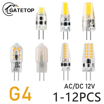 MİNİ G4 AC / DC 12V 5 ADET 1.2 W 1.4 W 3W LED Düşük güç yüksek ışık verimliliği strobe ücretsiz kristal avize mutfak çalışma tuvalet