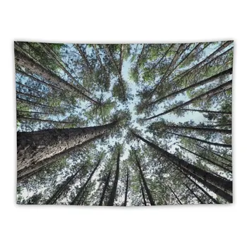 Ağaç üstleri çam ormanı sanat fotoğraf baskı Goblen Dekorasyon Odaları İçin Halılar