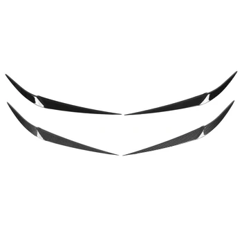 Far Göz Kapağı Trim Far Kaş Çizilmeye Dayanıklı Etiket Aerodinamik Arka Yapıştırıcı Araba Dekorasyon için