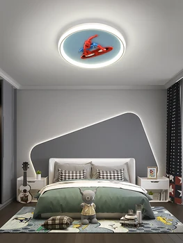 Çocuk odası ışık basit yaratıcı erkek ve kız ana yatak odası ışık astronot gezegen yeni tavan ışık dekorasyonu