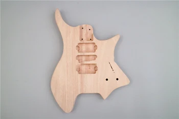 Başsız DIY Elektro Gitar Kiti 24 Frets 6-String H S H Pikap Mükemmel uyum özelleştirilmiş tasarım