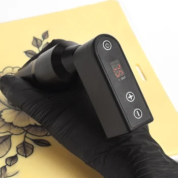 Kablosuz Dövme Güç Kaynağı RCA Konektörü Mini Dijital Dövme Pil Gücü