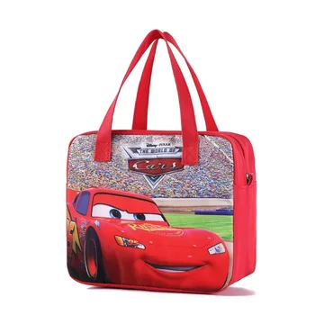 Disney karikatür arabalar sevimli öğle yemeği çantası dondurulmuş çanta Açık tote çanta