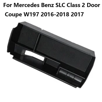 Mercedes Benz SLC Sınıfı 2 Kapı Coupe W197 2016-2018 2017 Araba Merkezi Konsol Kol Dayama saklama kutusu Organizatör Tepsi Aksesuarları