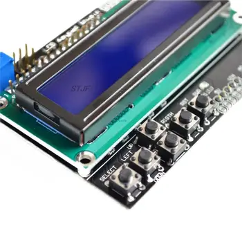 LCD Tuş Takımı Kalkanı LCD1602 LCD 1602 Modülü Ekran ATMEGA328 ATMEGA2560 ahududu pi UNO mavi ekran