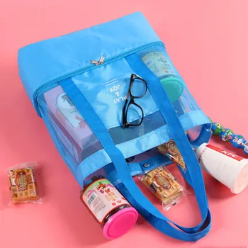 Yeni Termal Yalıtım Çantası El Öğle Yemeği Çantası Faydalı omuzdan askili çanta Soğutucu Piknik Çantası Örgü alışveriş çantası Çanta sıvı gıda Depolama