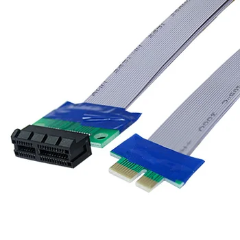 PCI Express Yükseltici Kart Uzatma Kablosu PCIE 1X ila 1X Yuvası Yükseltici Kart Dönüştürücü Genişletici Kablo Adaptörü