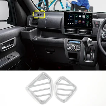 Daihatsu Atrai için / Hijet Kargo 2022 ABS Krom Araba Enstrüman Hava Firar Dekoratif krom çerçeve Trim Sticker Araba Aksesuarları