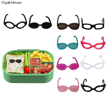 10/20 Adet Bento Dekorasyon Araçları öğle yemeği için bento kutusu Gıda Gözlük Şapkalar Büfe Sandviç Toppers Dekor Bento Dekorasyon İçin