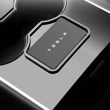 Merkezi Konsol Anahtar kart tutucu Sınırlayıcı Tesla Modeli 3 Önlemek Anahtar Kart Sürgülü Anahtar Algılama Alanı Arkasında Tesla Bardak Tutucu