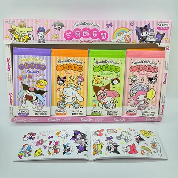 20 adet Sanrio Hellokitty Melodi Cinnamoroll Etiket Bobin Kitap Dıy El Hesabı Dekoratif Karalama Defteri Kırtasiye Okul Malzemeleri