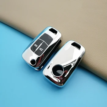 2 Düğmeli uzak TPU Araba Anahtarı Kapağı Kabuk Fob Vaka Kalkanı Opel Astra H Corsa D Vectra C Zafira Astra Vectra Signum Aksesuarları
