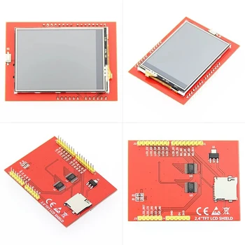 LCD modülü TFT 2.4 inç TFT LCD ekran Arduino UNO için R3 Kurulu ve destek mega 2560 Dokunmatik kalem, UNO R3