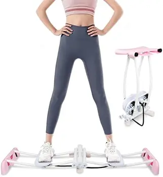 Egzersiz Ekipmanları-Pelvik Kas Kalça Eğitmen İç Uyluk Egzersiz Kadınlar için, 2 in 1 Kayak Egzersiz Makinesi Gücü Eğitim Le