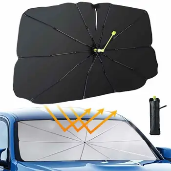 Cam Güneş Gölge Şemsiye Araba Ön Cam Güneş Gölge Kapak Katlanabilir Güneşlik İç Cam Koruma Aksesuarları