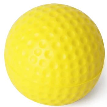 30 Adet Sarı Yumuşak Elastik Kapalı Uygulama PU Golf Topu