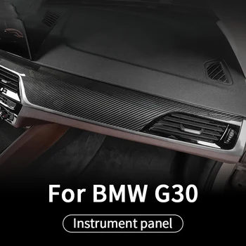 karbon fiber trim için BMW G30 G38 pano paneli iç 2018-2021 aksesuarları