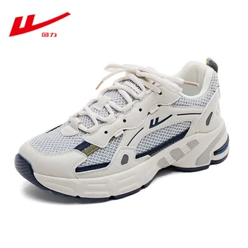 Savaşçı Unisex Boyutu 35-44 Örgü Rahat spor ayakkabı Sentetik Deri Üst Erkek Yürüyüş Sneakers Rahat koşu ayakkabıları