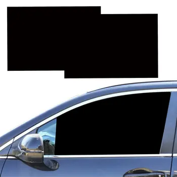 2 adet Araba Pencere Elektrostatik Gölge Sticker Güneşlik Filmi Statik Elektrik UV Koruyucu Güneş Gölge Güneş Filmleri Oto Aksesuarları