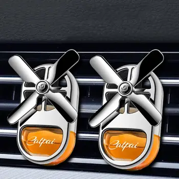 Aromaterapi Araba Hava Spreyi Dekor Mükemmel Malzeme ABS Süsler oto parfümü Difüzör Dönebilen Bıçaklı