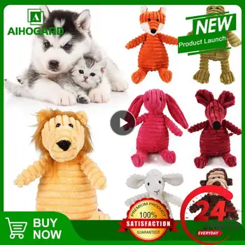 1~10 ADET Pet Köpek peluş oyuncaklar Kadife Köpek Oyuncak Küçük Büyük Köpek Hayvan Şekli Gıcırtılı Çiğnemek Bite dayanıklı oyuncak evcil hayvan aksesuarları
