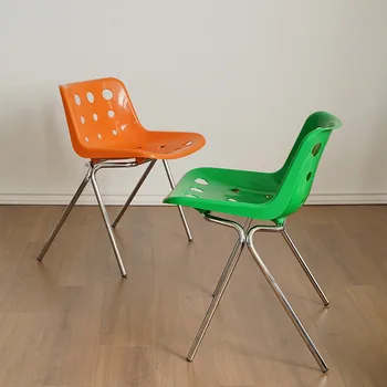 Kore Tarzı Sevimli Peynir Yemek Sandalyesi İskandinav Arkalığı İle Boş Sandalye Oturma Odası Mobilya Modern Minimalist Çalışma Koltuğu Yeni