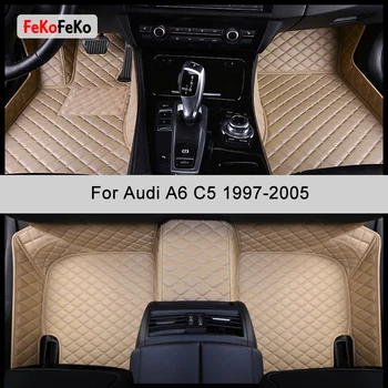 FeKoFeKo Özel Araba Paspaslar Audi A6 C5 1997-2005 Yıl Oto Aksesuarları Ayak Halı